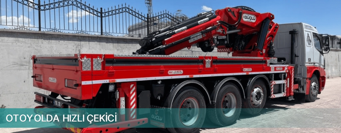 3. Sanayi İlçemi Otoyolda Hızlı Çekici